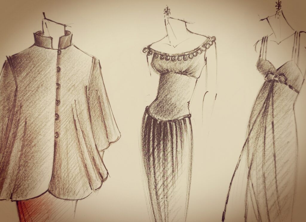 Bocetos de vestuario